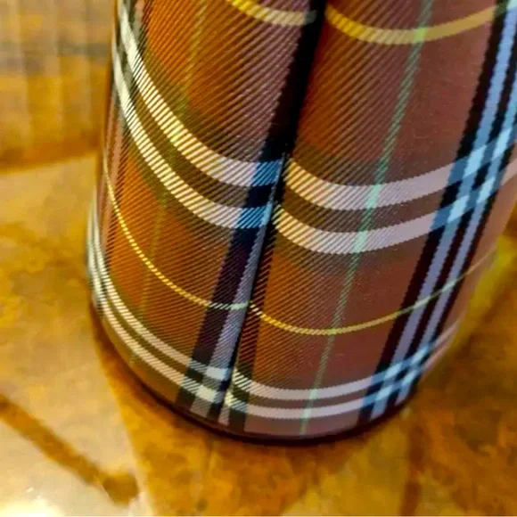 BURBERRY Bucket-shaped tote bag leather check ❤️🌹🌹 - Picture 8 of 13